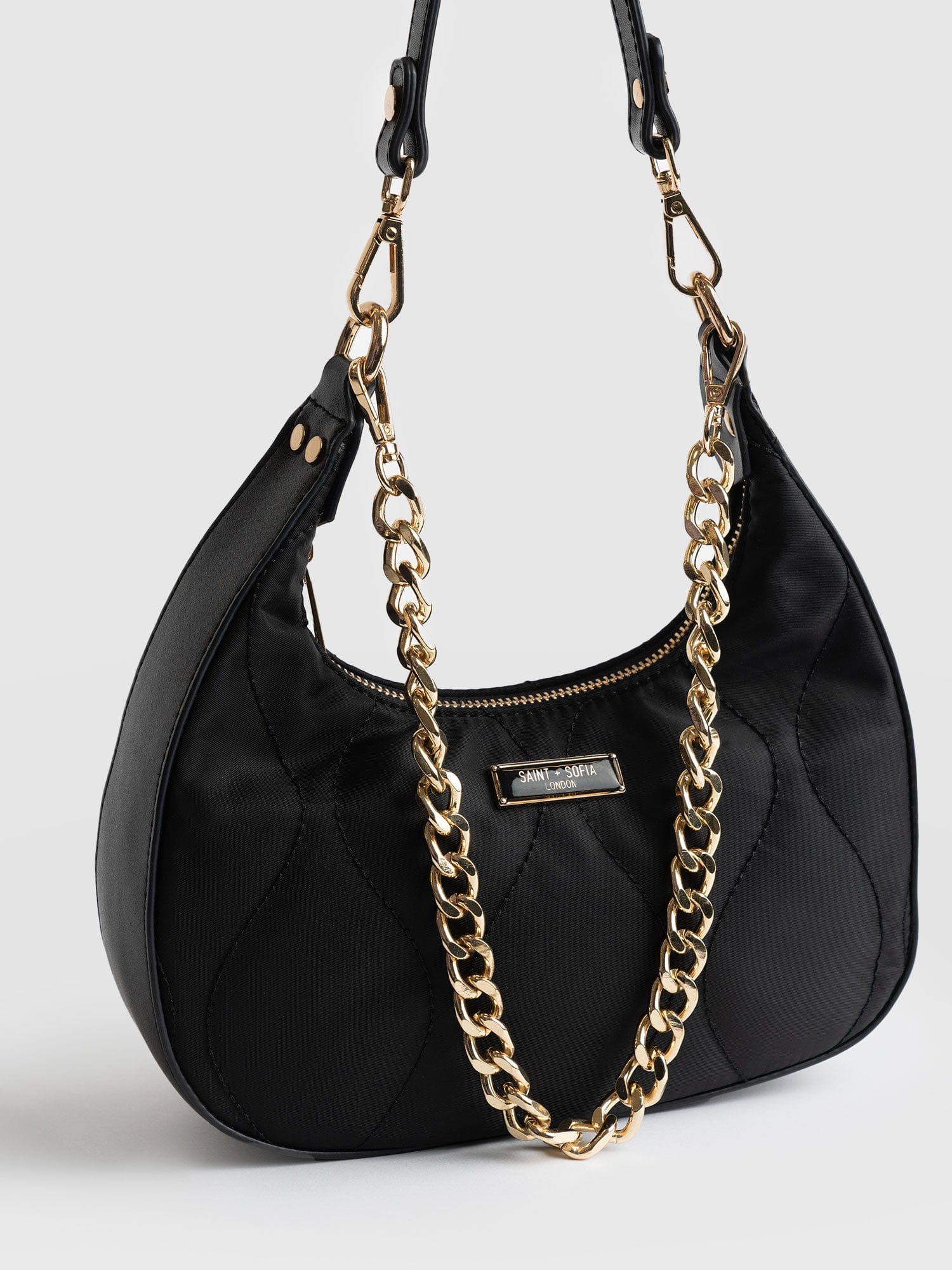 Runway Handbag - Black Nylon